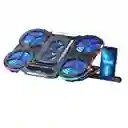 Base Gamer Refrigerante 6 Ventiladores Con Soporte Para Celu