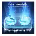 Base Soporte Refrigerante Portatil Rgb Jyr022 Placa De Cobre