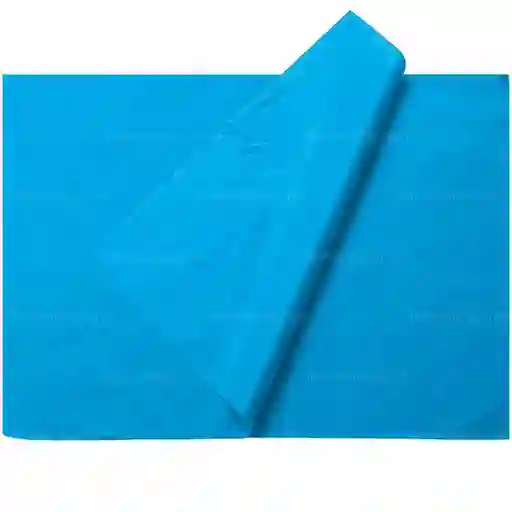Papel Seda Color Azul Agua