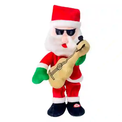 Muneco Santini Santa Guitarra Mov 20x15cm Poliester