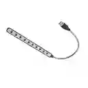 Lampara Led Tira 10 Leds Usb Para Lectura Noche Portatil Pc