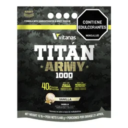 Titan Army X 12 Libras Vainilla