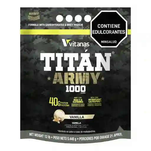 Titan Army X 12 Libras Vainilla