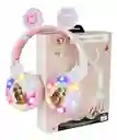 Diadema Audífonos Barbie Auricular Led Music Bluetooth