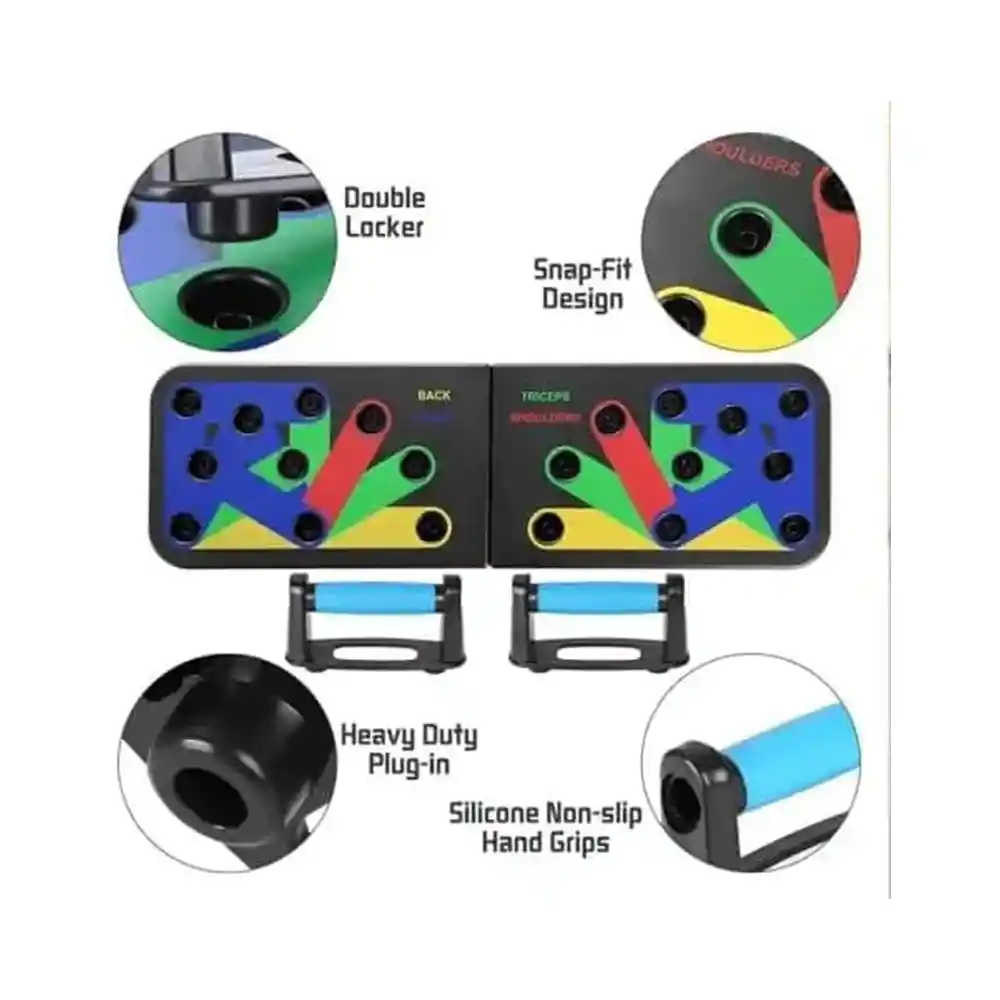 Tabla Push Up 11 En 1 Plegable Portable Fitness