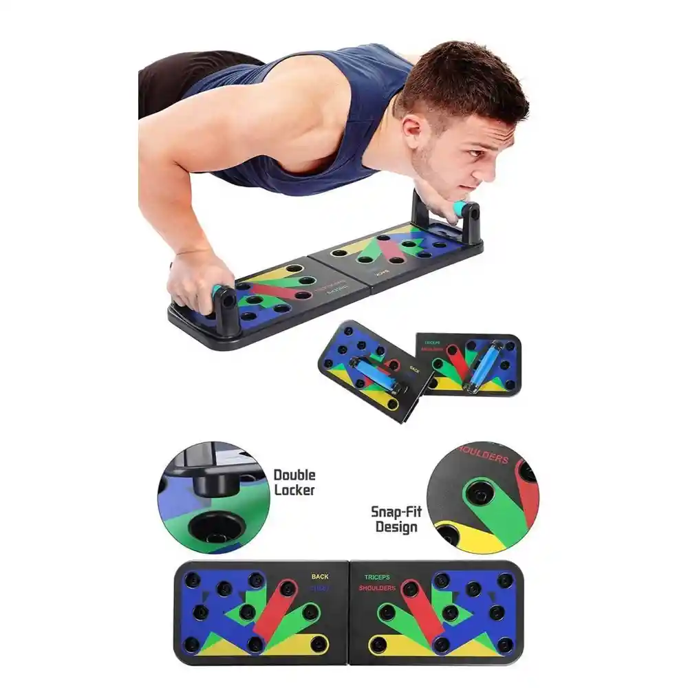 Tabla Push Up 11 En 1 Plegable Portable Fitness