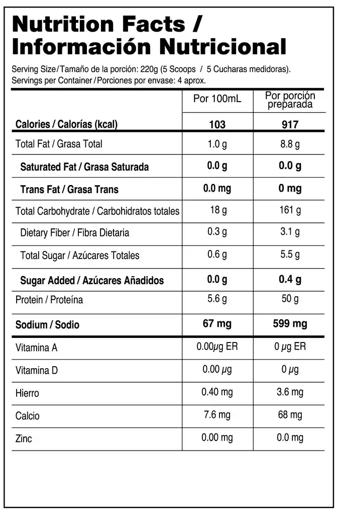 Titan Beef 2lb Vainilla