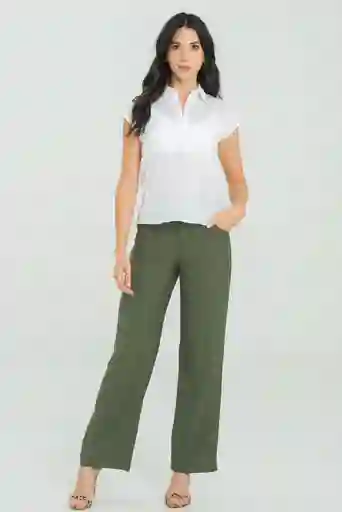 Pantalon Vioto Color Verde Militar Talla 8