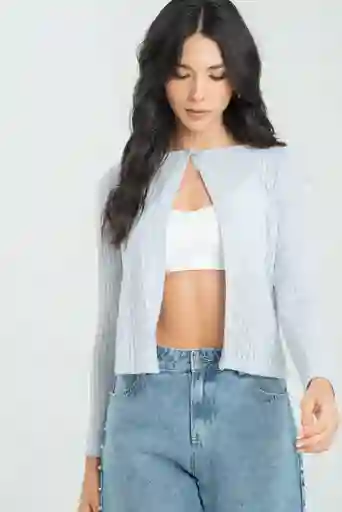 Cardigan Chloe Color Azul Claro Talla Xs