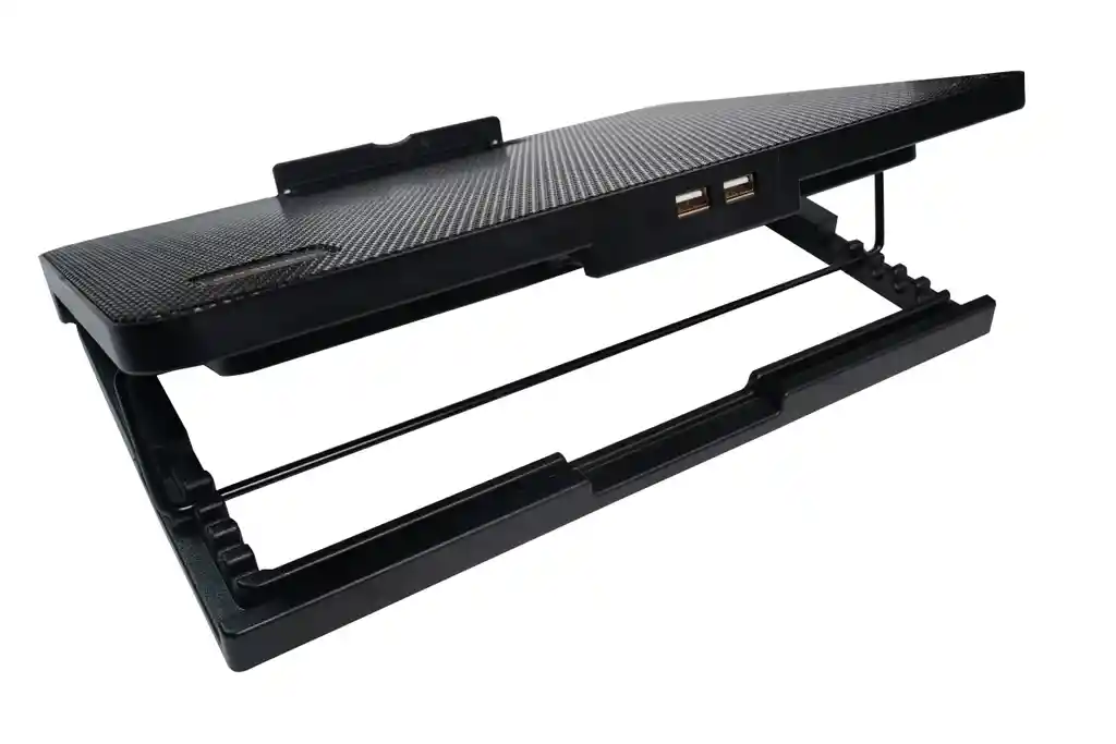 Base Refrigerante A2 2 Ventiladores (malla Negra)
