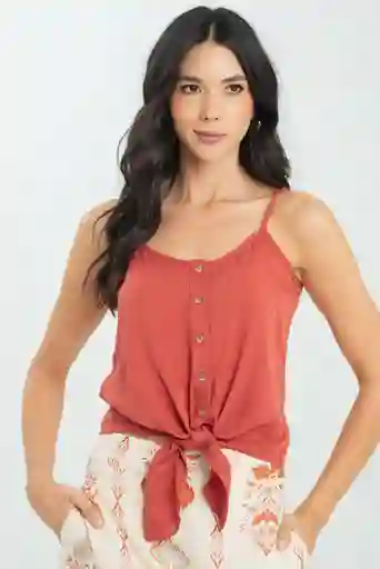 Blusa Macondo Color Rojo Persa Talla L