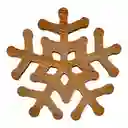 Portavasos Santini 10x3cm Natural 4 Pz Bambu
