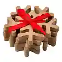 Portavasos Santini 10x3cm Natural 4 Pz Bambu