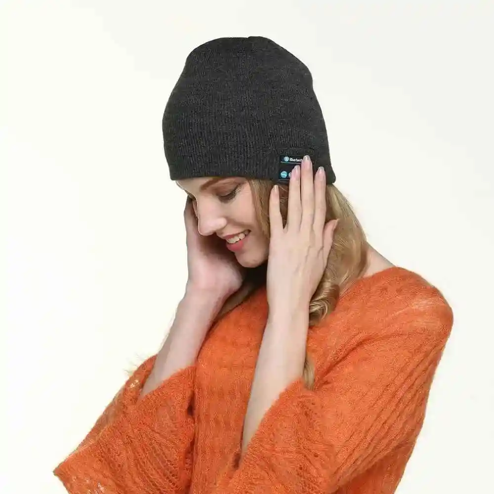Gorro Pasamontaña Auriculares Bluetooth Altavoz Micrófono Llamadas
