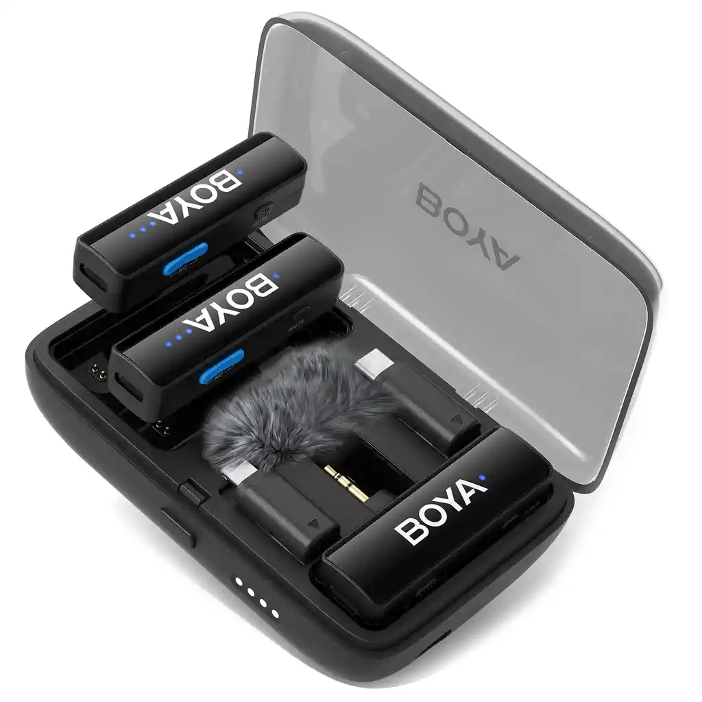 Micrófono Inalámbrico Doble Multidispositivo Boya Boyalink