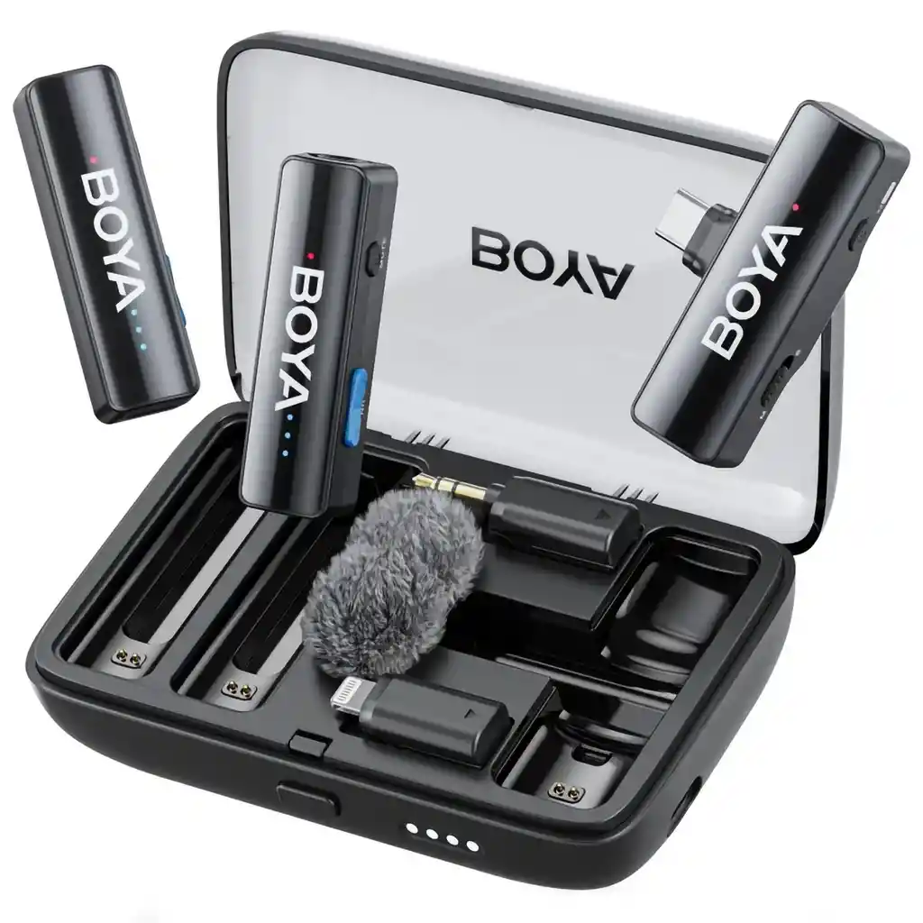 Micrófono Inalámbrico Doble Multidispositivo Boya Boyalink