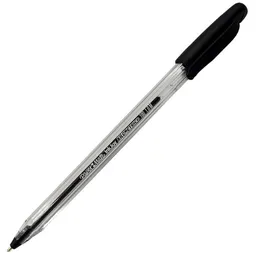 Paper Mate Boligrafo Kilometrico 100 De Tapa - Negro, 1.0 Mm