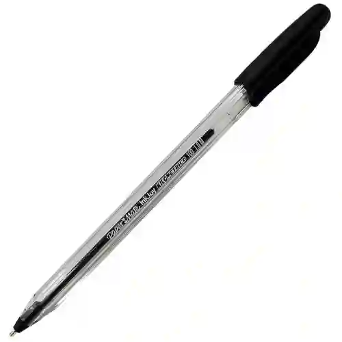 Paper Mate Boligrafo Kilometrico 100 De Tapa - Negro, 1.0 Mm