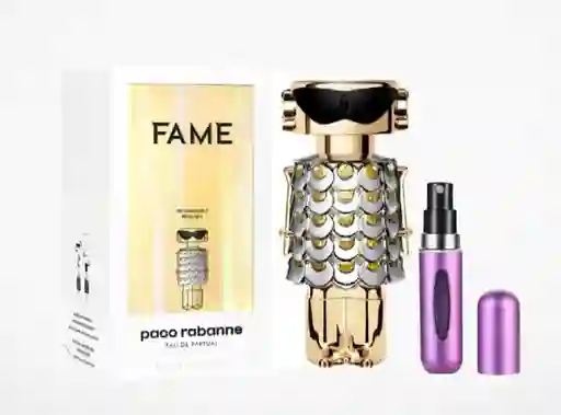 Fame Paco Rabanne 1.1 + Perfumero | Fragancia Para Dama Dulce Floral Frutal
