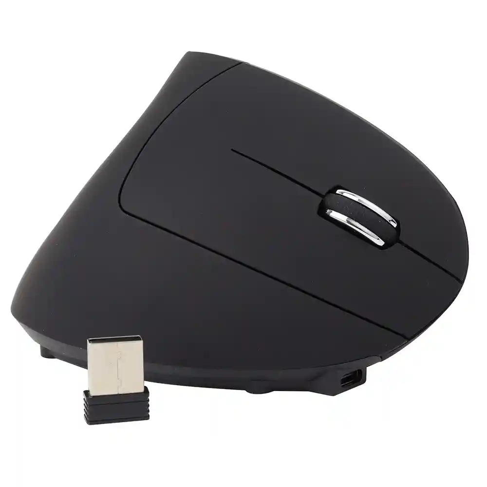 Mouse Vertical Inalámbrico Recargable Black