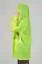 Capa Lluvia Impermeable Verde Ácido Talla Xl