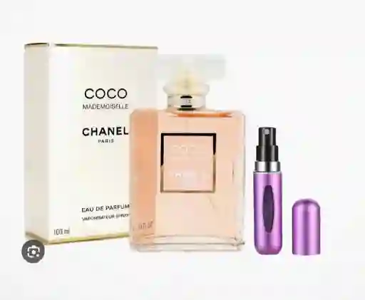 Coco Mademoiselle Chanel 1.1 + Perfumero | Fragancia Para Dama Ambarada Floral Amaderada