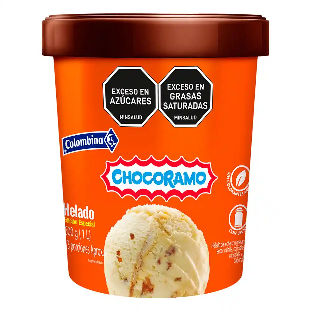 Helado Chocoramo 1l