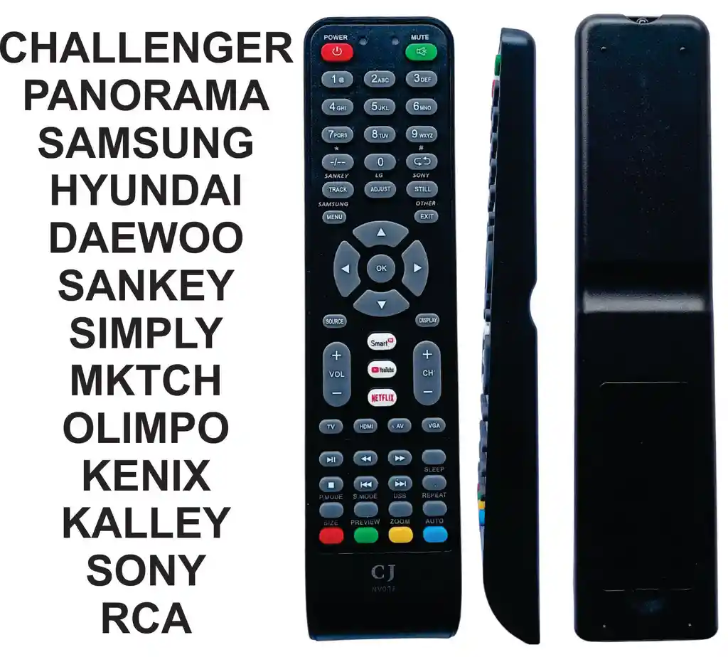 Control Remoto Universal Smart Tv Led Lcd