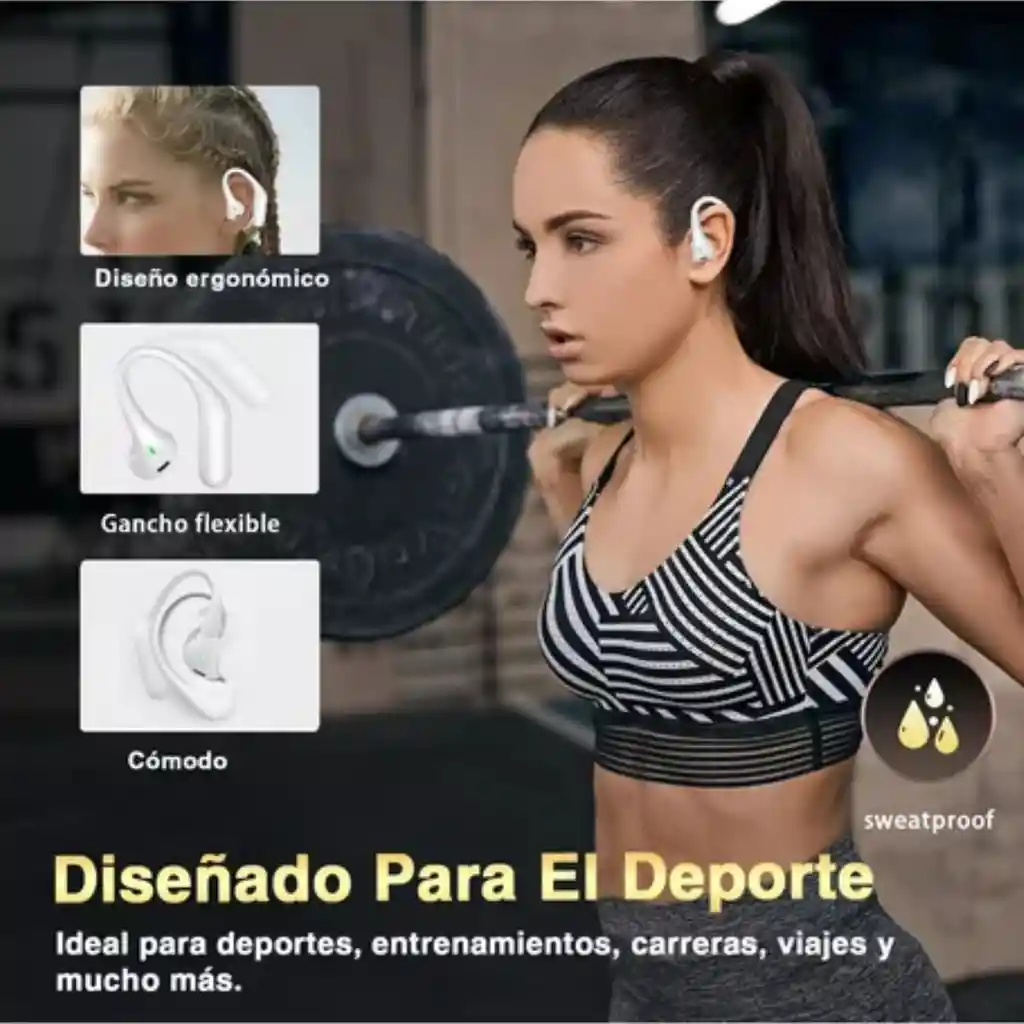 Audifonos Inalambricos Bluetooth Air Pro6 Sport Manos Libres