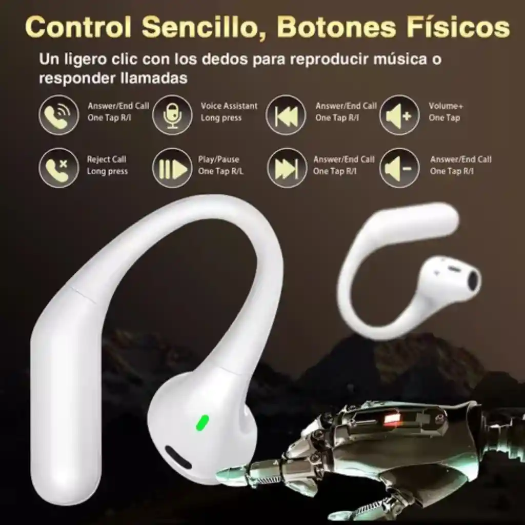 Audifonos Inalambricos Bluetooth Air Pro6 Sport Manos Libres