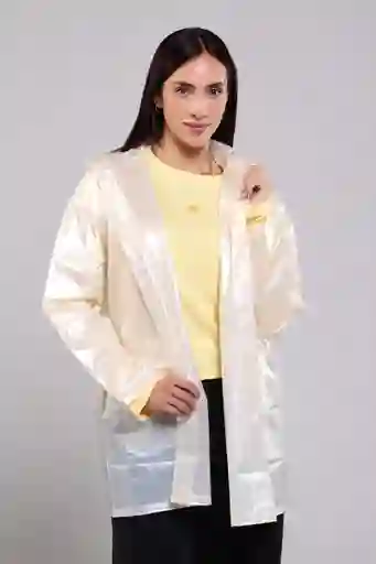 Capa Lluvia Impermeable Unisex Perla Cream Xl