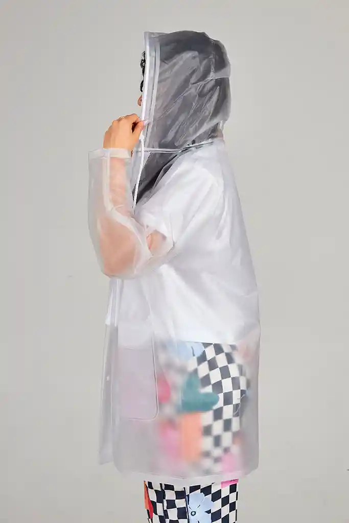 Capa Lluvia Impermeable Unisex Transparente Rain Xl