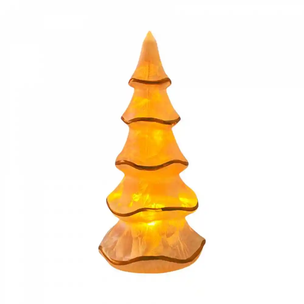 Arbol Santini Con Luz 9x19cm Vidrio