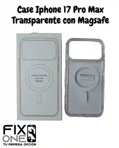 Case Transparente Con Anillo Magsafe Iphone 17 Pro Max