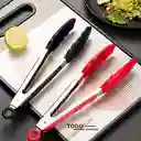 Pinzas De Cocina Acero Inoxidable Y Silicona