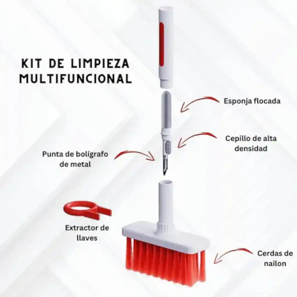 Brocha Kit De Limpieza Para Pc Teclados