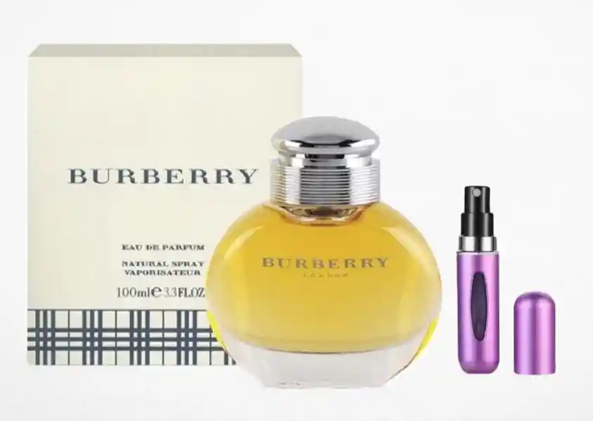 Burberry By Burberry 1.1 + Perfumero | Fragancia Para Dama Floral Frutal Clásica