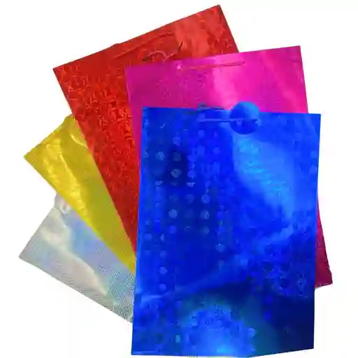 Primavera Bolsa De Regalo Hologramica - Jumbo