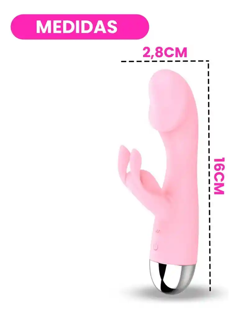 Vibrador Dildo Masturbador Punto G Clítoris Juguete Sexual