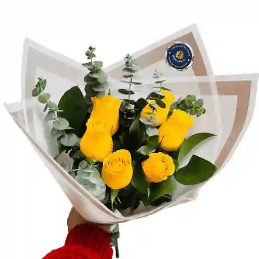 Flores Amarillas, Bouquet De Rosas
