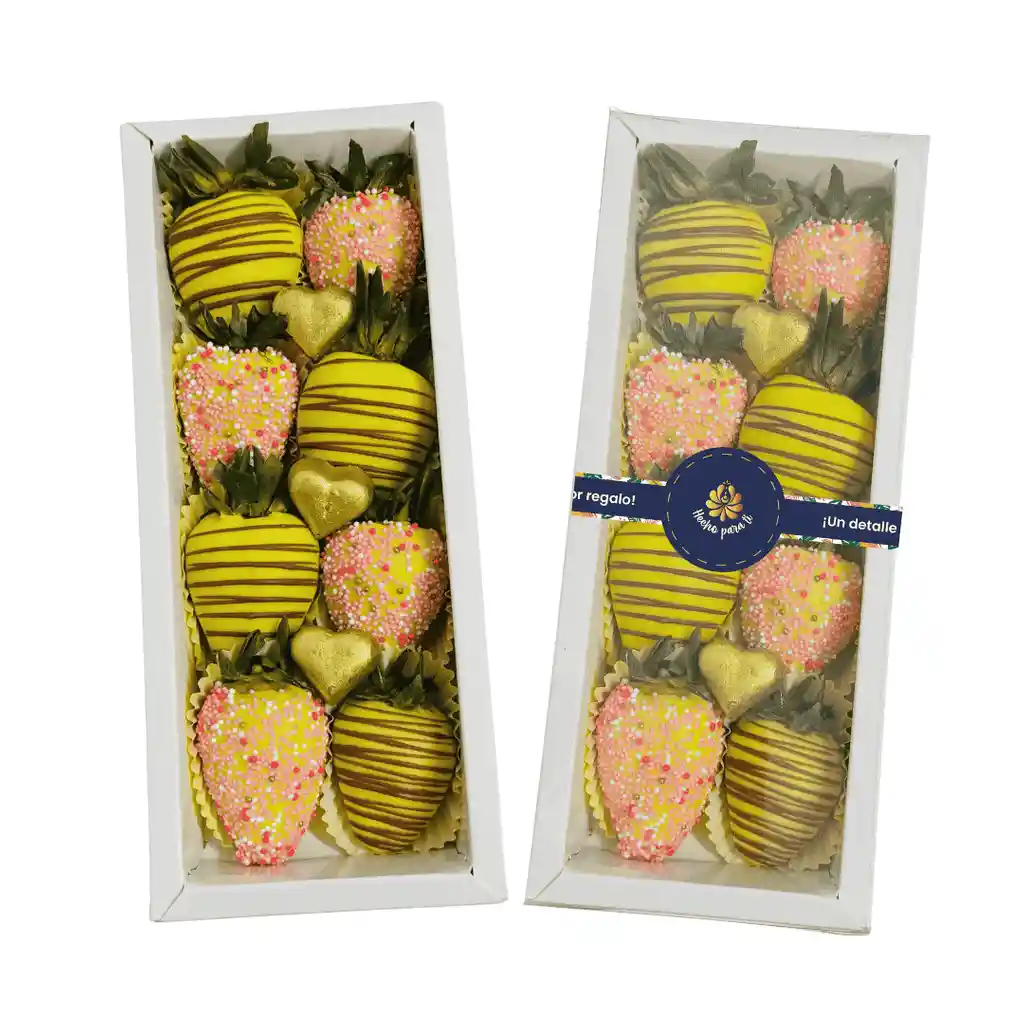 Flores Amarillas, Fresas Con Chocolate