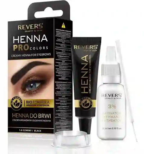Revers Genna Cejas Negra 15ml.