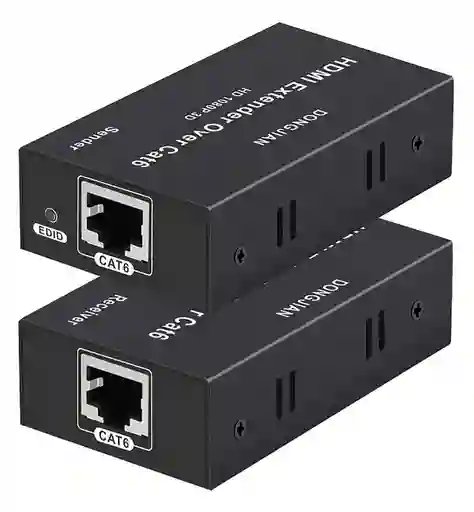 Extensor Hdmi Full Hd 1080p Por Cable Lan Cat 6 – Hasta 60 Metros