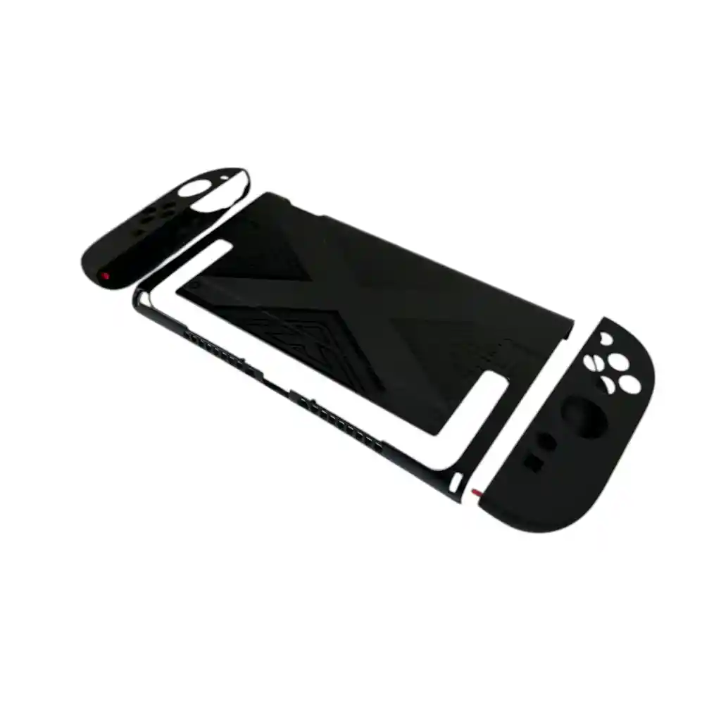 Estuche Liso + Acrilico Negro Compatible Con Switch 2