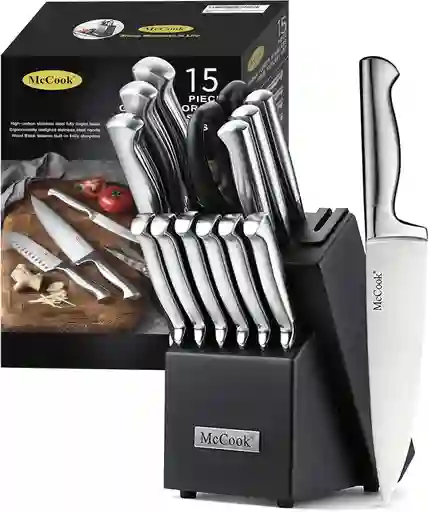 Cuchillos De Cocina Profesional Acero Inoxidable Afilador