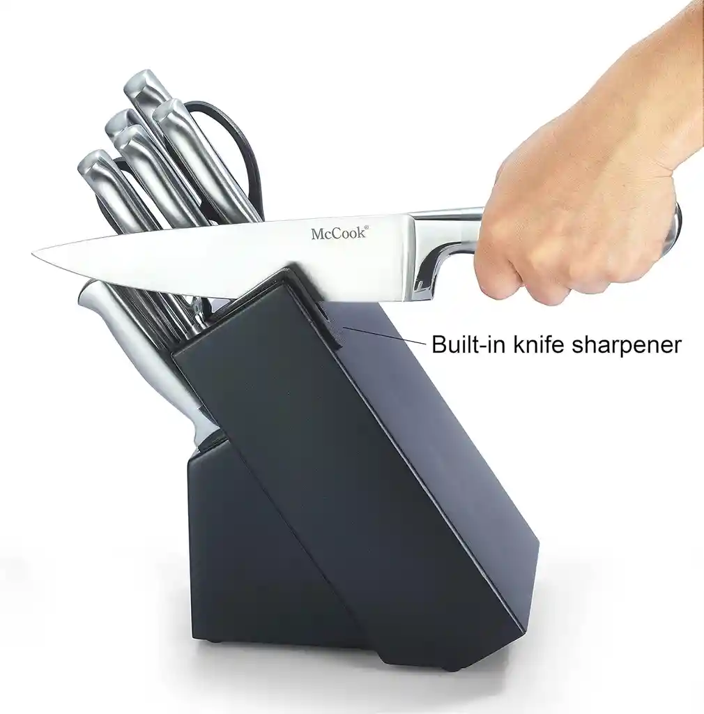 Cuchillos De Cocina Profesional Acero Inoxidable Afilador
