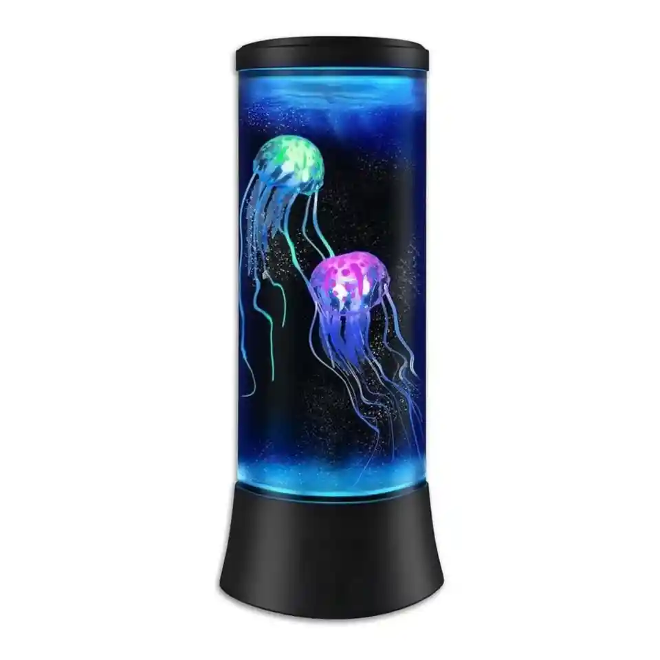 Lampara Decorativa Medusas Con Movimiento Luz Led Grande