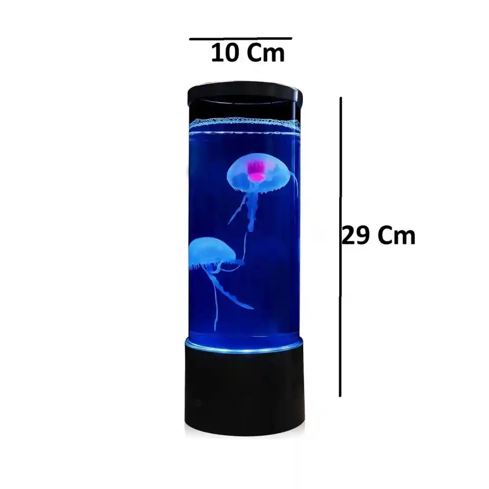 Lampara Decorativa Medusas Con Movimiento Luz Led Grande
