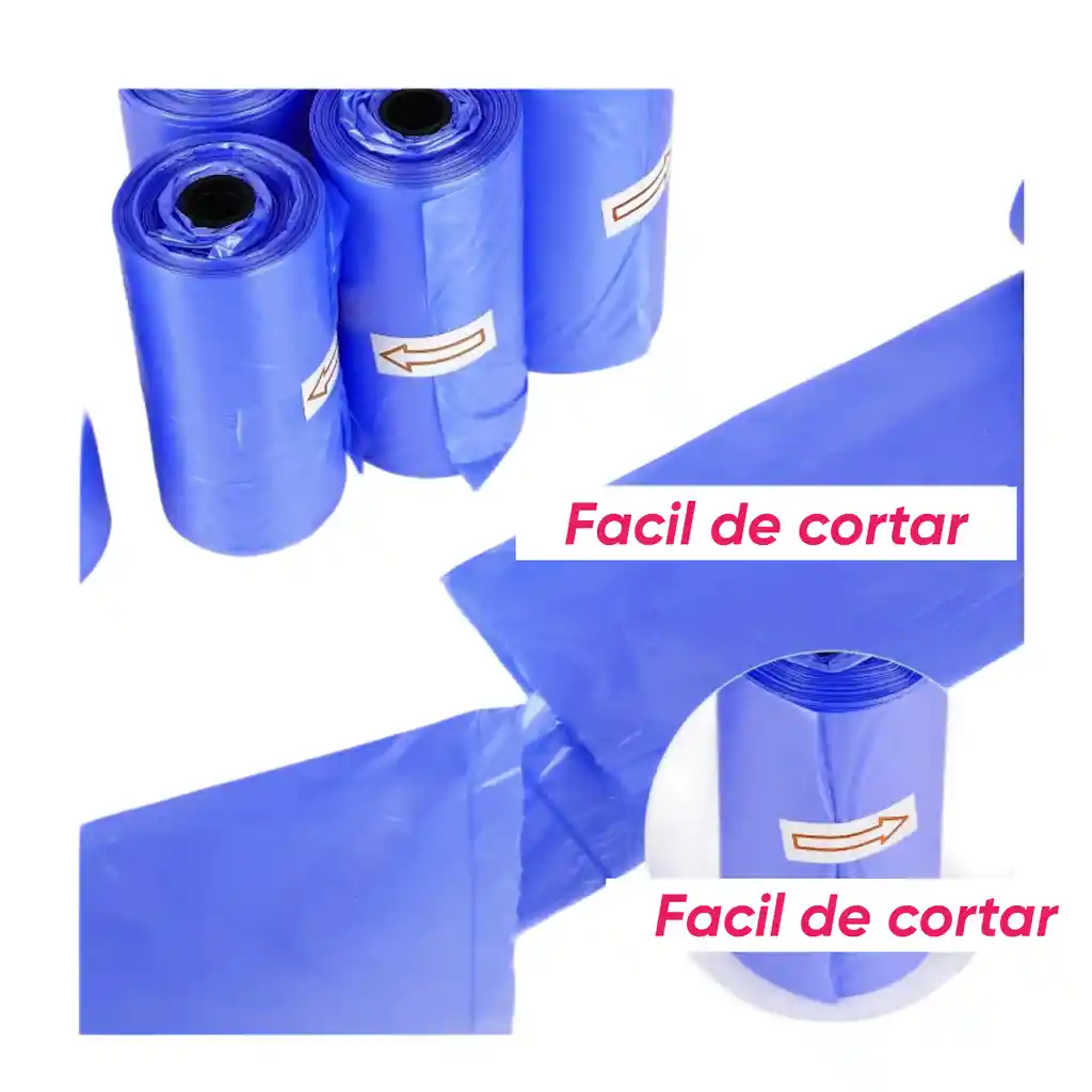 Paquete Bolsas Por 10 Rollos