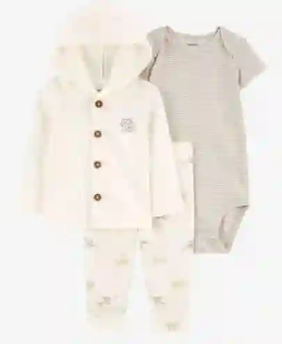 Conjunto 3 Piezas Bebé Meses Carters